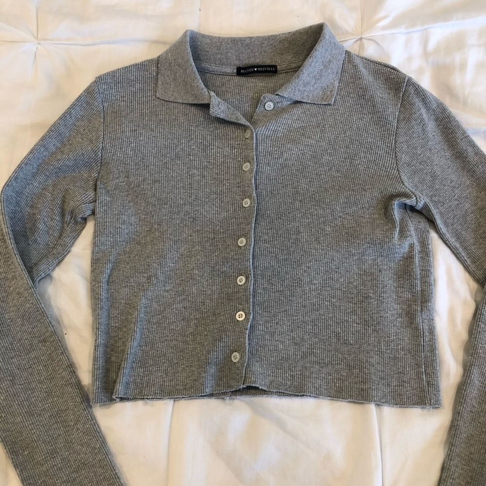Brandy melville rare button top!